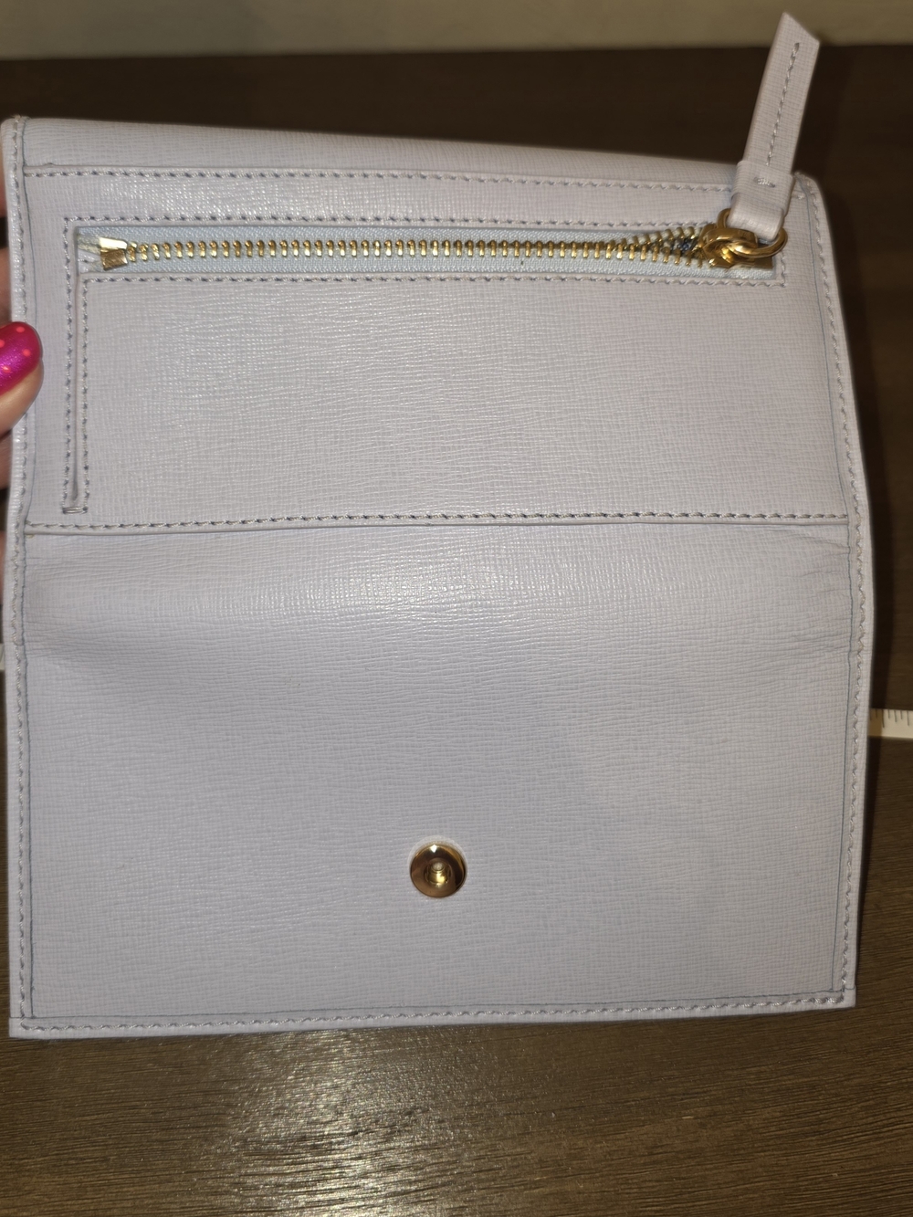 Dooney & Bourke Light Blue Saffiano Dome Satchel - Picture 13 of 13
